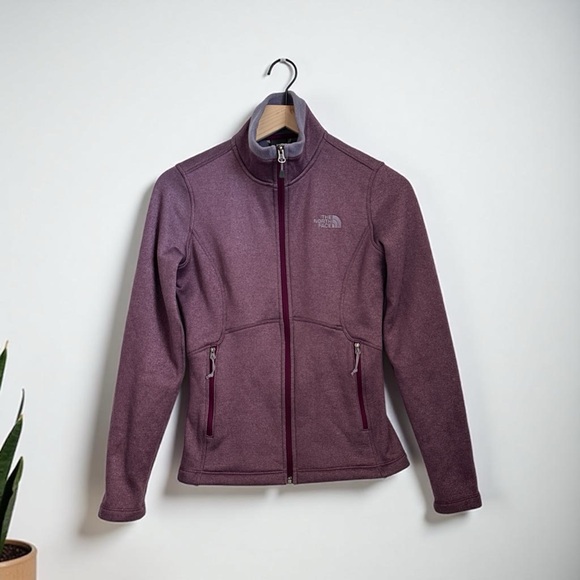 The North Face Jackets & Blazers - The North Face Women's Soft Zip-Up Purple Polyester Zip Pockets Jacket Size XS
